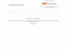 Tablet Screenshot of hostingpromocode.us